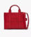 Bolso tote piel mediano true red